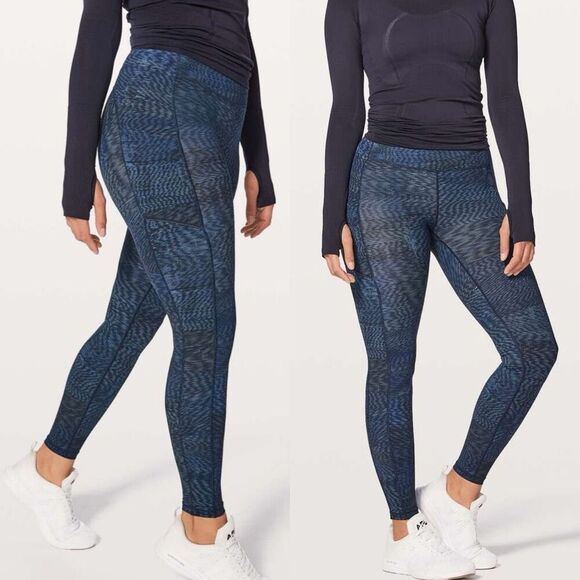 lululemon athletica Pants - Lululemon Speed Up Tight Full On Luxtreme Battleship Multi